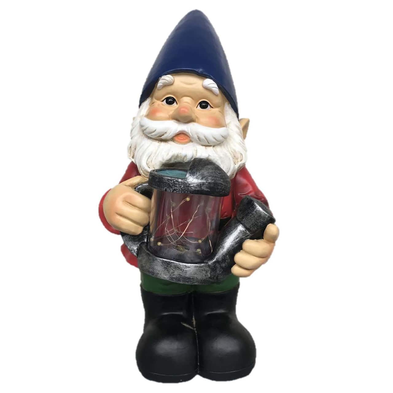 Santa's Workshop 13.4" Gnome Accent with Lightning Bugs